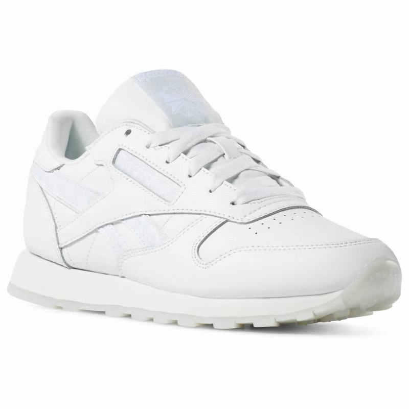 Reebok Classic Leather Tenisky Damske - Biele OM7817NG